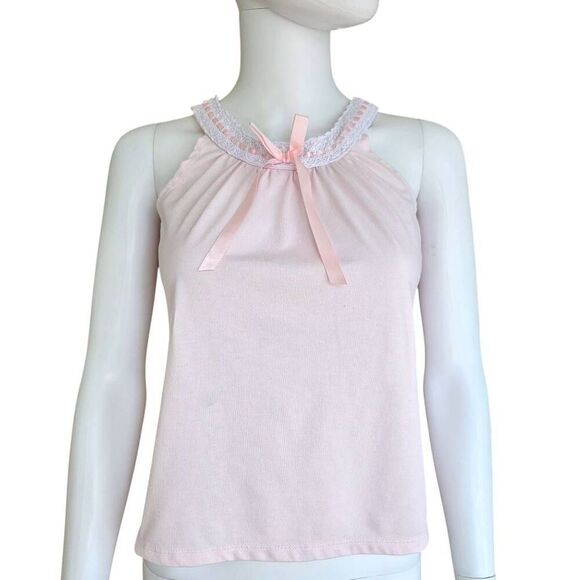 coquette pastel lace cami top - Picture 2 of 7